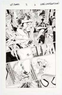 Greg Land and Matt Ryan Ultimate Power #2 Story Page 2 Original Art (Marvel, 2007). Ultimate Universe power - | Heritage