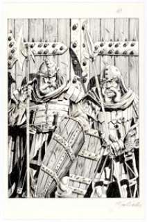 Karl Waller - Medieval Fantasy Illustration Original Art (undated)....