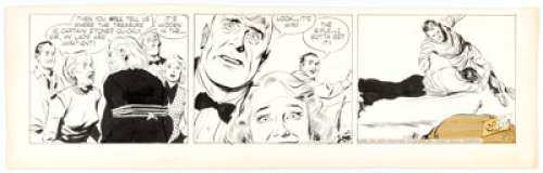 Alex Raymond Rip Kirby Daily Comic Strip Original Art dated 4-24-53 (King Features Syndicate, 1953).... | Heritage