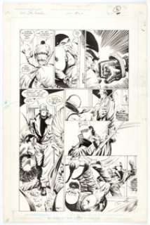 Denys Cowan and Malcom Jones III The Question #22 Story Page 14 Original Art (DC, 1988). A dramatic struggle of - | Heritage