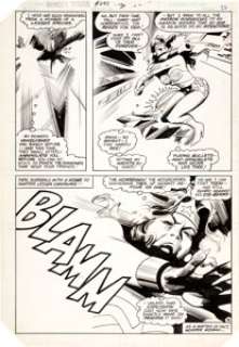 Gene Colan and Frank McLaughlin Wonder Woman #293 Story Page 18 Original Art (DC, 1982). Three great, large panels - | Heritage