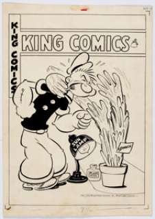 King Comics | #97 Cover Original Art Cover (King, 1944). | Heritage