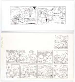 Scott Roberts, Steve Crespo and Will Blyberg Rugrats Daily Comic Strip Original Art Group of 2 (Creators, -