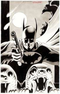 Russ Heath - Batman Specialty Illustration Original Art (2010). Most Bat-fans picture their Batman, with dramatic - | Heritage
