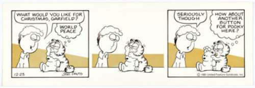 Jim Davis | Garfield Daily Comic Strip Original Art dated 12-23-81 (United Feature Syndicate, 1981). | Heritage