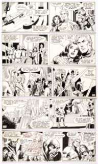 Dan Barry | Flash Gordon Daily Comic Strip Original Art Group of 5 (King Features Syndicate, 1986). | Heritage