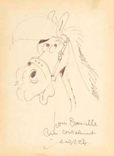 Morris | Lucky Luke, illustration au feutre sur papier… | AZ auction