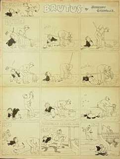 39: Gruelle, Johnny (1880-1938) Brutus, Sunday comic st | Hess Fine Auctions