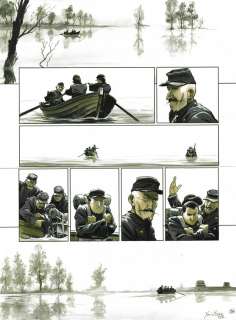 Xavier Besse - Planche originale 36 de Laowaï Tome 2, La Bataille de Dagu,