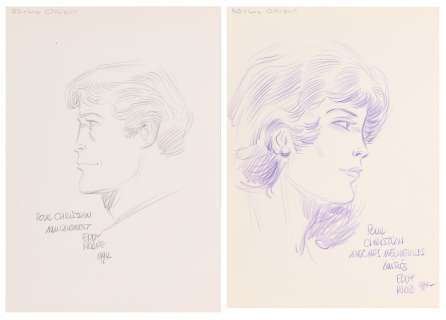 Paape | Luc Orient, ensemble de 2 illustrations. La 1ere… | AZ auction