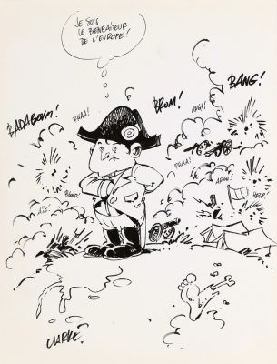 Clarke | Illustration à l’encre de Chine et au feutre… | AZ auction