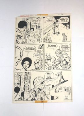 Marvel Comics Spidey Super Stories #19 p.26 Original Art 1976 Win Mortimer | eBay US (Buy It Now)