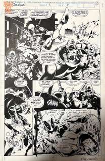 Mark Farmer Joe Madureira - Deadpool: the Circle Chase #1 Pg 4 (Marvel, 1993)