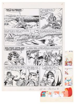 Craenhals | Lot 077 - Chevalier Ardent, planche n°43 à l’encre de… | AZ auction