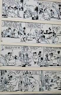 Sleen, Marc | Originele pagina (strook 181/182/183/184) + Nero  - Beo de verschrikkelijke  - Luxe grootformaat hc met linnen rug (1952/1984) | Catawiki