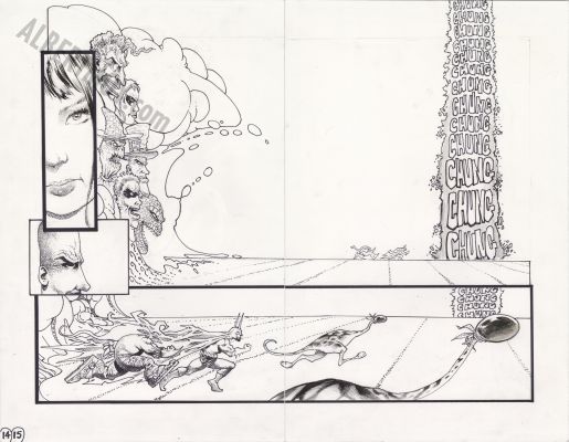 Sam Kieth - Batman/The Maxx: Arkham Dreams Issue 4 Page 14 And 15
