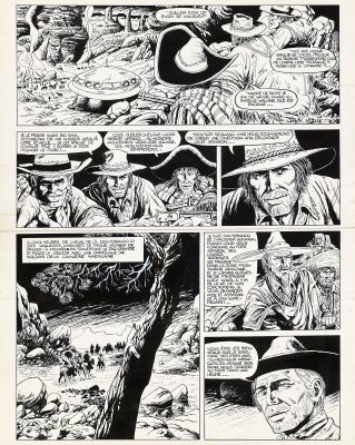 Coria | Lot 096 - Fantôme de Géronimo, planche à l’encre de… | AZ auction