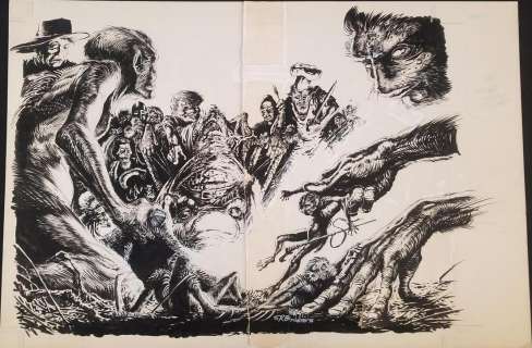 Steve Bisssette Original Story Art "Sojourn" 1977