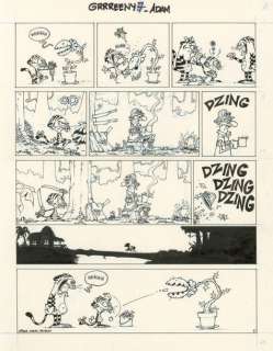 Grrreeny - Vert un jour, vert toujours Encre de Chine sur papier pour le septième... | Tessier Sarrou