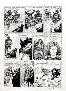 TANQUERELLE, Hervé (... - Lot 321 - Professeur Bell, Tome 4, Promenade des anglaises Encre...