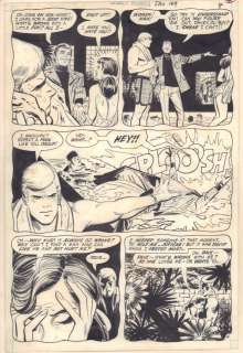 Alex Toth, Dick Giordano - Secret hearts #149 p. 4 - pushed into a pool - 1971