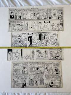 ORIGINAL COMIC STRIP PANELS / MICKEY FINN | misc / divers