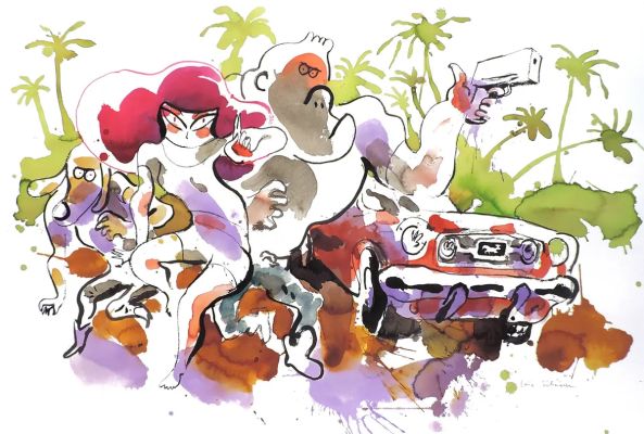 Loïc Sécheresse | Love and Kick Boxing, illustration n°5 | Galerie Glénat