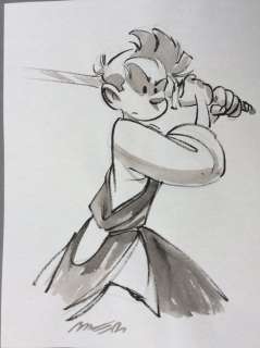 Munuera | Dessin original  - Spirou Ã  Tokyo  - Type "Hors-Texte Spirou" | Catawiki