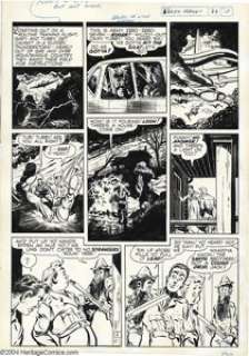 Bob Powell - Original Art for Green Hornet #33, pages 17-23 (Harvey, 1947). Bob Powell wrote and drew this - | Heritage