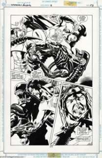 Dan Jurgens and Kevin Nowlan - Original Art for Superman Vs. Aliens #2, page 23 (DC/Dark Horse, 1995). An alien - | Heritage