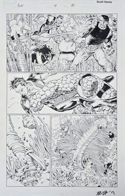 Tavola originale Romita Jr Avengers vs X-Men # 4 pg.10 | Venere Comic Art