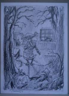 Bosschaert, Jan | Originele illustratie  - Mielleke, Melleke en Mol  - sprookje Urbanus "3 uiltjes"  - 2017 | Catawiki