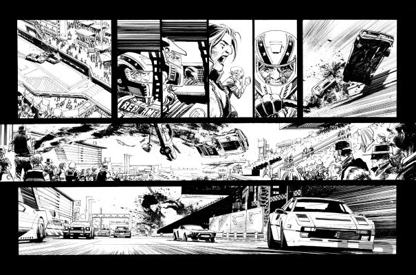 Sean Murphy | The Last Driver, Volume 3, Page 03 - Original Artwork by Sean Murphy | Pulp’s Art