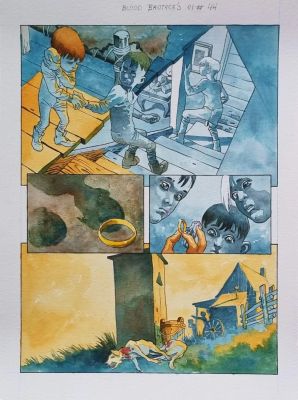 Eduardo Risso | Blood Brothers Mother Book 1 – page 44 | NRisso Art