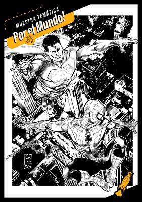 Superman and Spiderman in Manhattan, New york, United States – CARPINTERO | NRisso Art