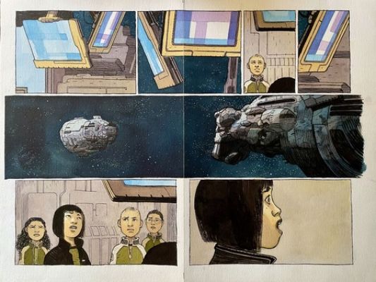 Sentient pagina doppia Gabriel Hernandez Walta e Lemire orginal comic art color | eBay Europe (Buy It Now)