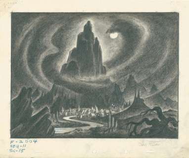 Fantasia Studio Walt Disney, 1940. Etude préliminaire pour la séquence | Rossini