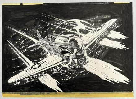 Joe Kubert Pen, Ink and Wash Illustration | Weiss Auctions