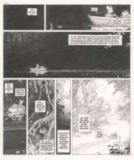 PLESSIX - Lot 78 - MICHEL PLESSIX LE VENT DANS LES SAULES L‘Échappée belle (T.3), Delcourt 1999 Planche...