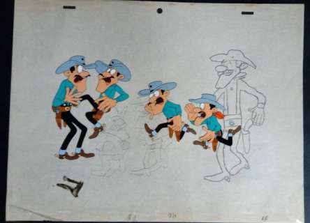 Studios Belvision - Celluloïde de production original - Les Dalton (années ’70) | Catawiki