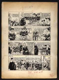 Le Rallic, Etienne - Planche originale - Pupille de la reine - Mireille N° 251 - (1958) | Catawiki