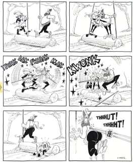 DON MARTIN (1931-2000) "One Morning in an Old English Forest. MAD Magazine #197. | Swann Galleries