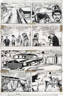 Jijé | Valhardi, planche n°13 Ã  l’encre de Chine de l’Ã… | Banque Dessinée