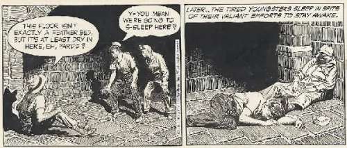 103: Frank Godwin Rusty Riley daily 1/11/57 | Russ Cochran