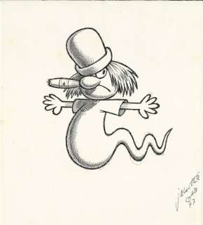 Jacovitti, Benito - original illustration "Fantasmino" (1977) | Catawiki