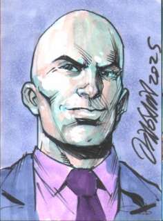 Ryan Odagawa | Lex Luthor - Sketch Card - Dc Superman Art Drop | TDArt