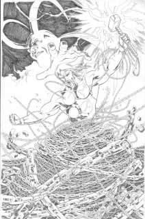 Jonathan Lau - Thor & Loki Super Detailed Pinup