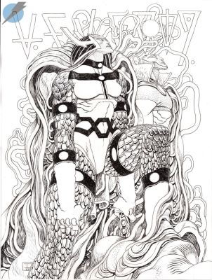 Ian Bertram | New Gods Issue 10 Page Cover | Felix Comic Art