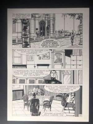 Diabolik - Ginko - Pagina Originale - Giuseppe Palumbo - Astorina | eBay Europe