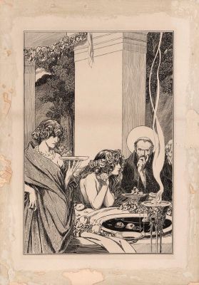Thomas Heath Robinson | "Hilary Wondered And Mused" - a Child’s Book of Saints | Graphic Collectibles